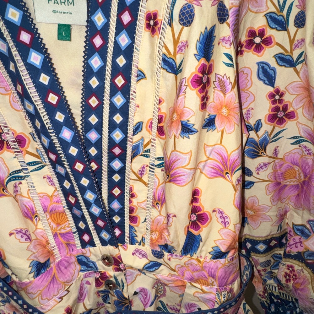 FARM Rio Floral Multicolor Romper - Picture 2 of 9